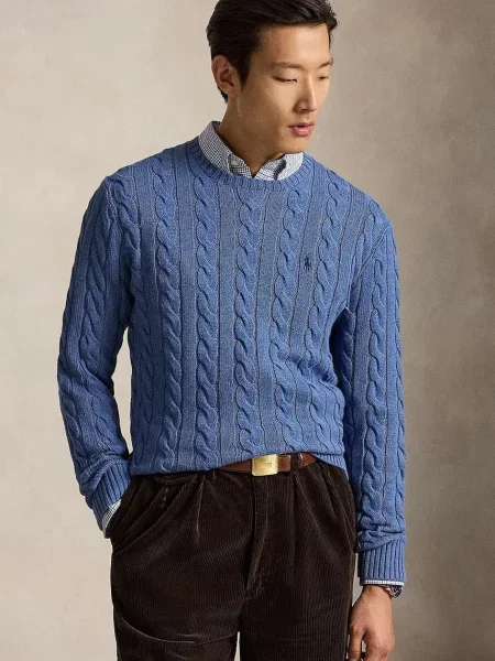 Polo Ralph Lauren pulover pentru bărbați din albastru