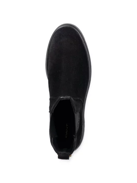 Botine chelsea Gant din piele de căprioară negru