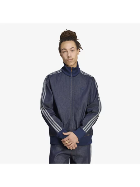 Jachetă adidas Firebird Adicolor Raw Denim Track Top Jacket Indigo Denim L