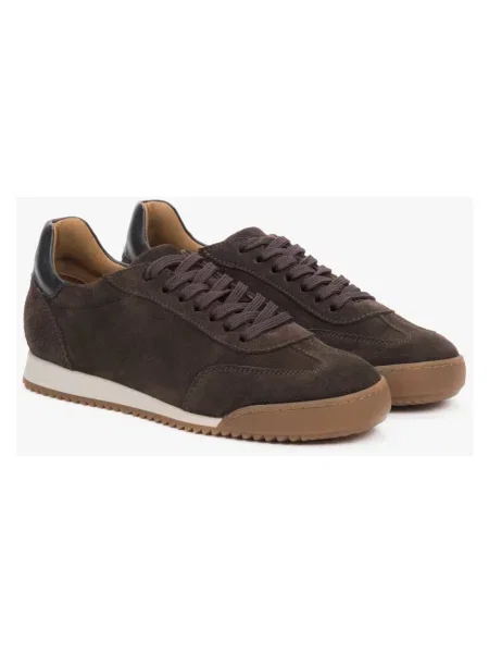 Sneakersy Estro zamszowe brązowe