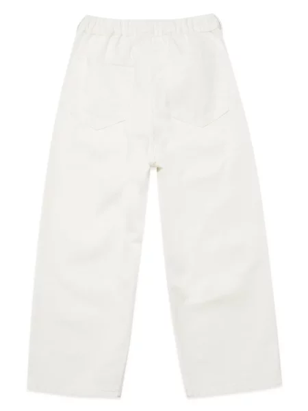 Dětské široké džíny Mm6 Maison Margiela bílé