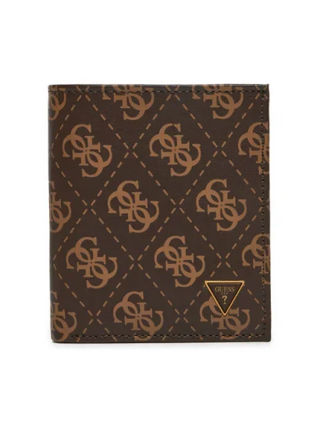 Кожен портфейл Guess мъжки кафяво