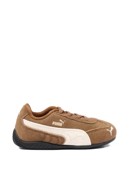 Sneakersy dziecięce Puma brązowe
