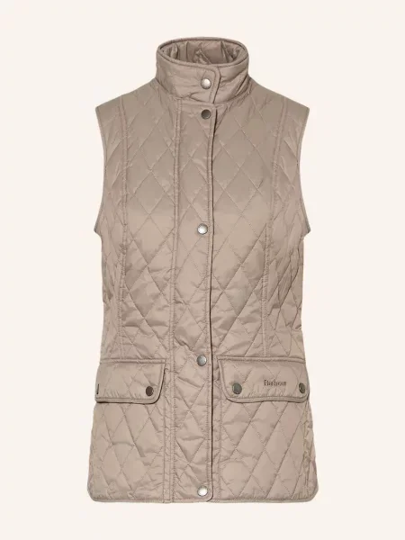 Barbour Kamizelka Pikowana Otterburn beige beżowa