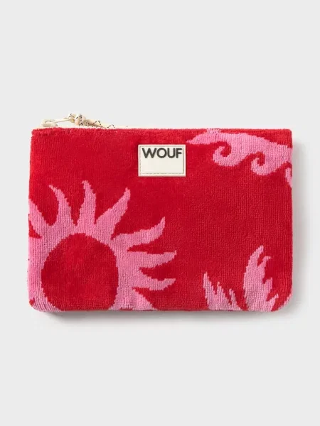 Kozmetička torbica WOUF Tulum 21 x 13 cm crvena