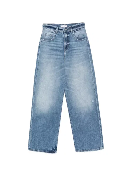 Jeansy Icon Denim z przetarciami niebieskie