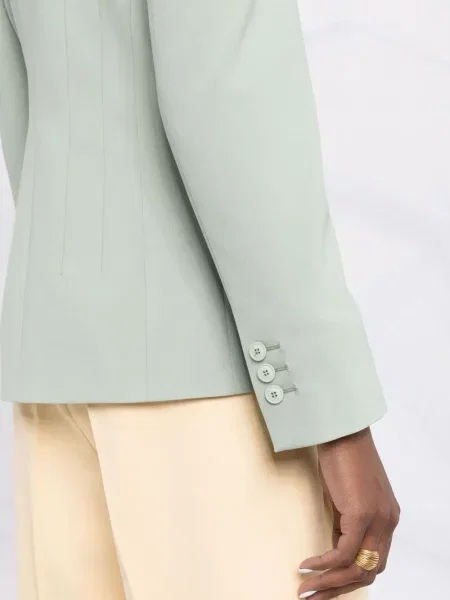 Dvouřadé sako Alberta Ferretti zelené