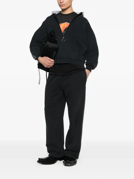 Pantaloni Balenciaga alergare negru