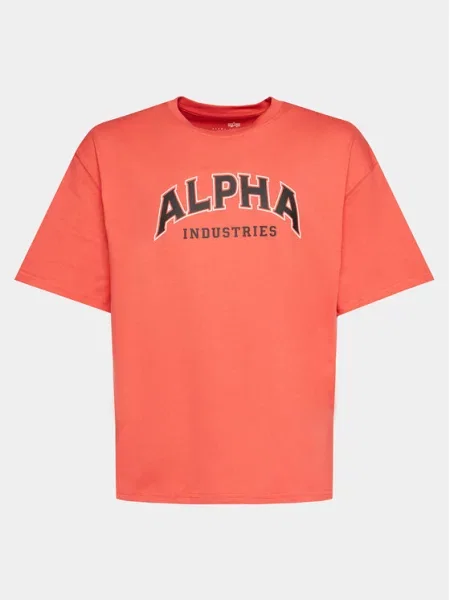 Alpha Industries Marškinėliai College T balta