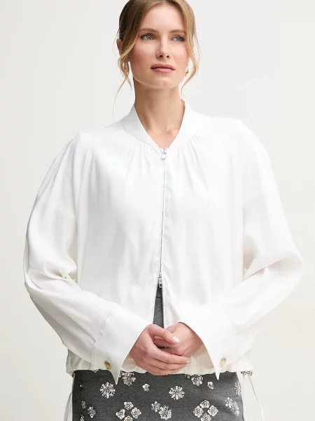 BOSS geacă de tranzitie alb