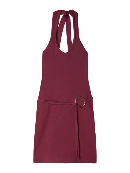Bershka Rochie burgundy roșu