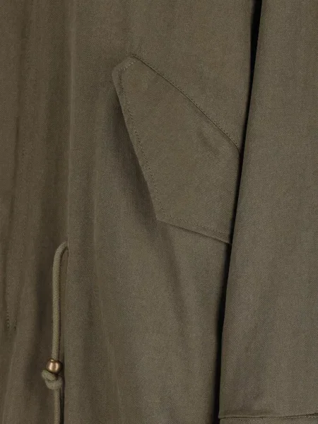 Geacă parka Fortela cu glugă verde