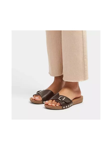 Klapki Fitflop brązowe