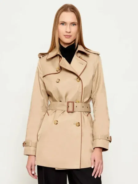 Haină de mazăre Lauren Ralph Lauren bej