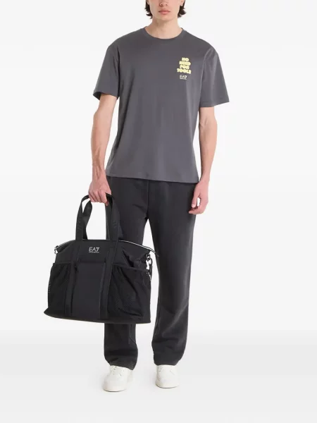 Μπλούζα Ea7 Emporio Armani με σχέδιο γκρι