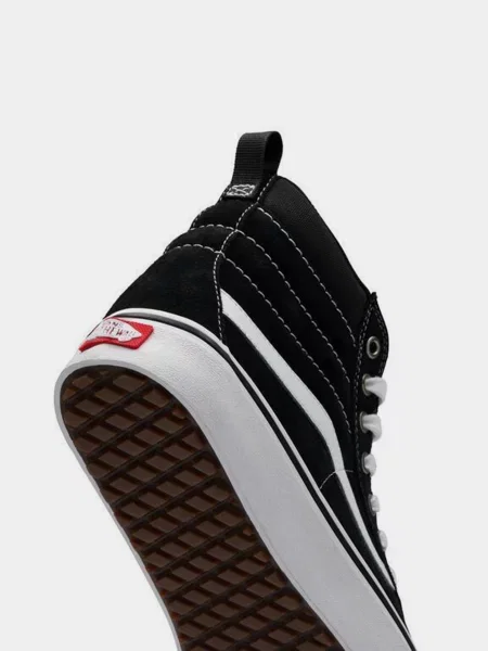 Замшевые утепленные кеды Vans черные