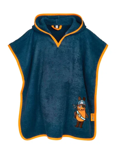 PLAYSHOES Halat de baie DIE MAUS PIRAT marin / maro / portocaliu albastru