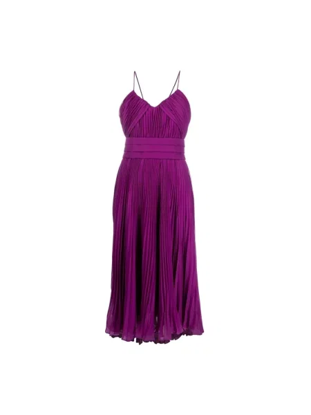 Sukienka maxi Max Mara fioletowa