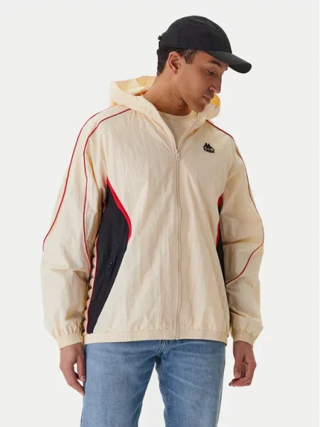 Kappa Вітровка Banda Silas Écru Comfort Fit