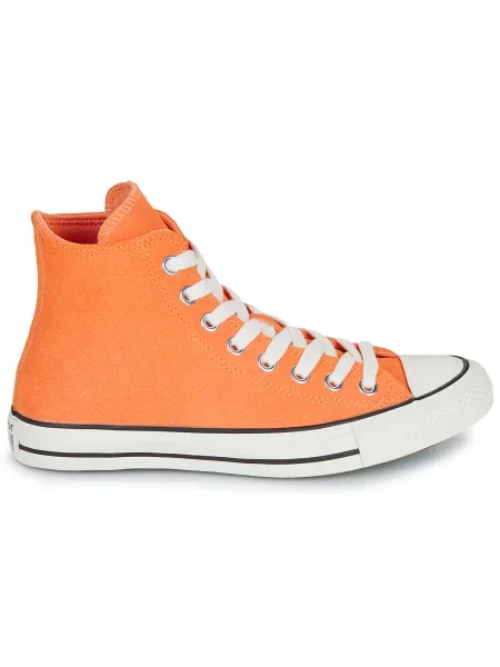 Semišové tenisky Converse Chuck Taylor All Star oranžová