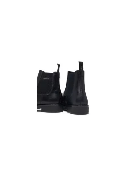Kotníková obuv s elastickým prvkem Gant Prepdale černá
