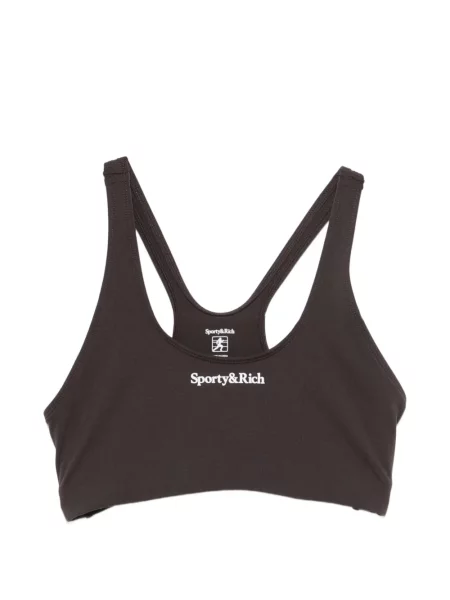 Melltartó Sporty & Rich nyomtatás barna