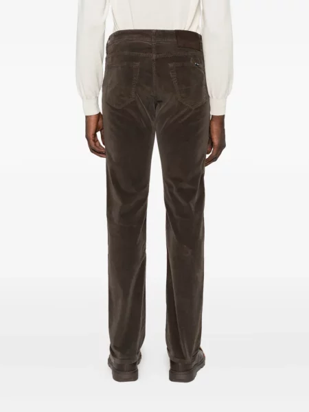 Pantaloni Jacob Cohën de catifea cord maro