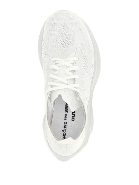 Sneakerși Comme Des Garçons ajurate alb