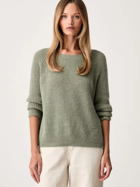 Weekend Max Mara pulover pentru femei cu lână WKDXENO verde