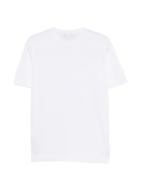 Tricou Dell'oglio cu decolteu rotund alb