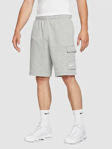 Повсякденні шорти NIKE Sportswear Club French Terry Cargo сірий