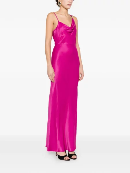 Rochie Twinset drapată de costum roz