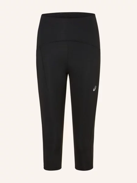 Asics Legginsy Do Biegania Road High Waist Capri Tight schwarz czarne