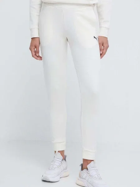 Спортен панталон Puma BETTER ESSENTIALS бежово