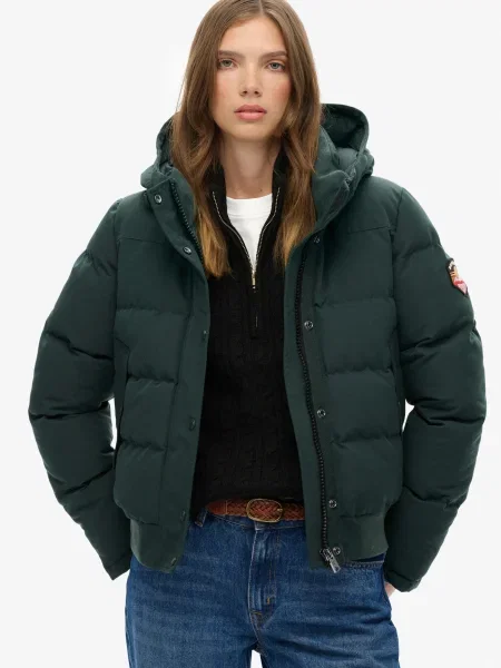 Superdry Geacă de iarnă Everest închis verde