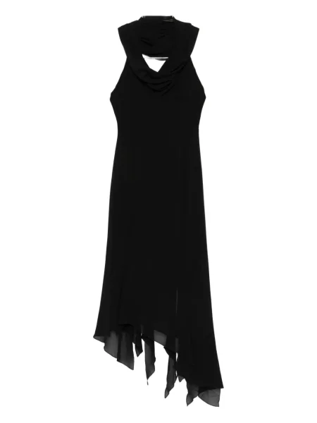 Sukienka midi Avavav asymetryczna do kolan garniturowa czarna