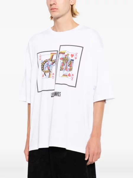 Tricou Les Hommes alb
