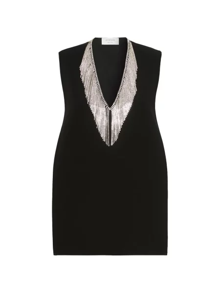 Stras top Sportmax fără mâneci negru