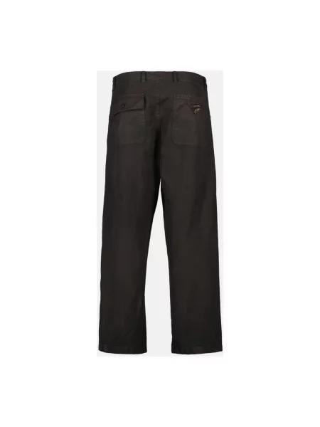 Spodnie Prada z logo retro czarne