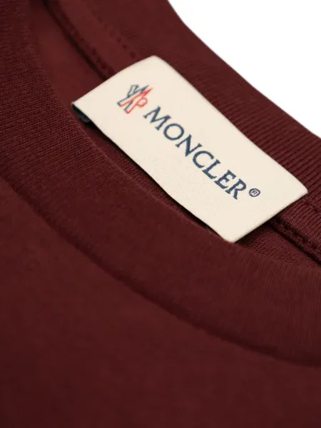 Koszulka dziecięca Moncler Enfant brązowa