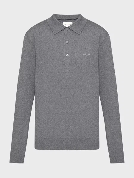 Поло Gant серое