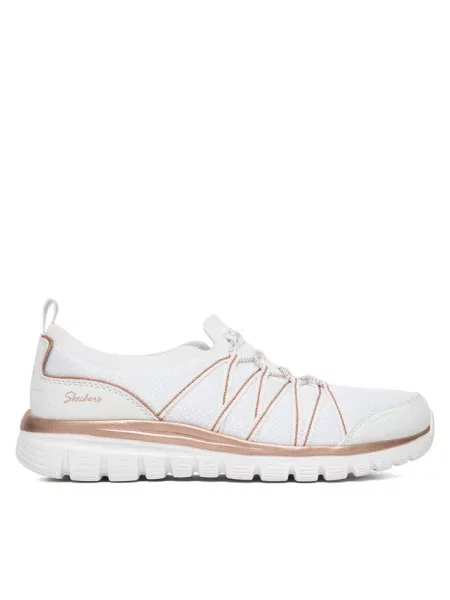 Sneakersy Skechers białe