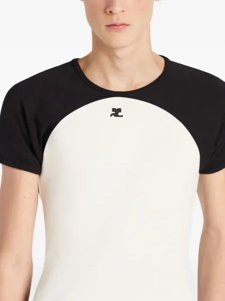 Tricou Courreges alb