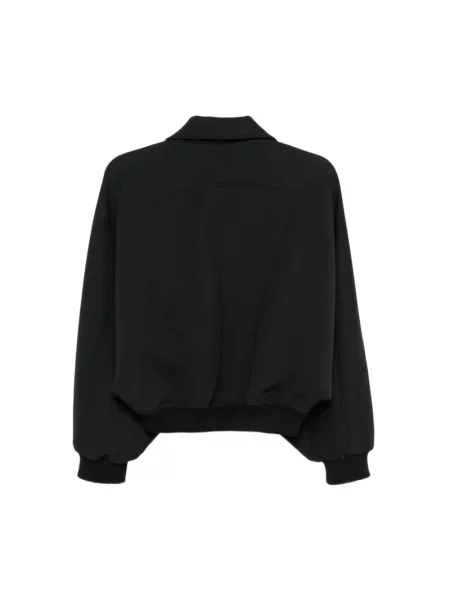 Kurtka bomber Semicouture wełniany czarny