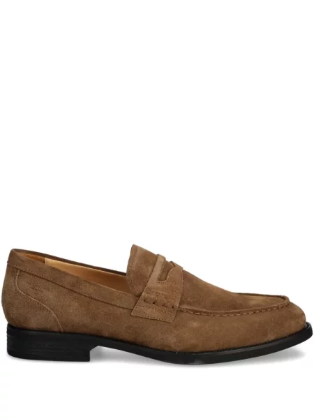 Pantofi loafer Vagabond din piele de căprioară maro