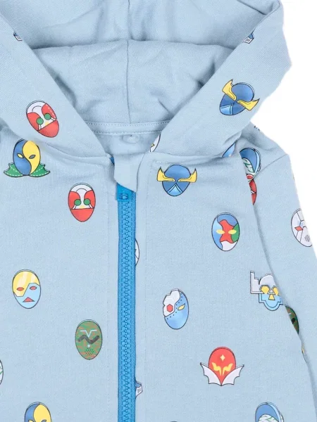 Bluza z kapturem dziecięca Stella Mccartney niebieska