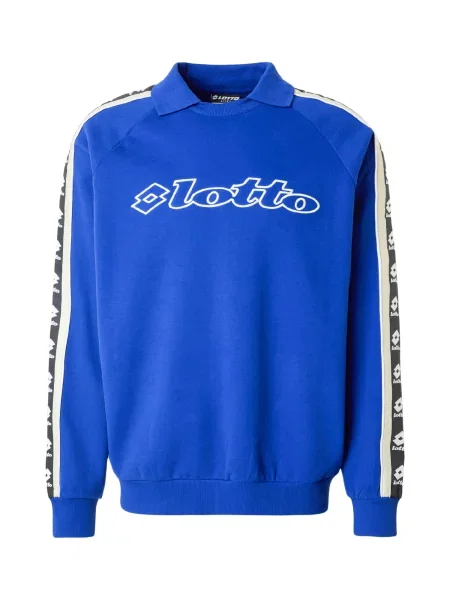 LOTTO Mikina modrá / sivobéžová / čierna biela