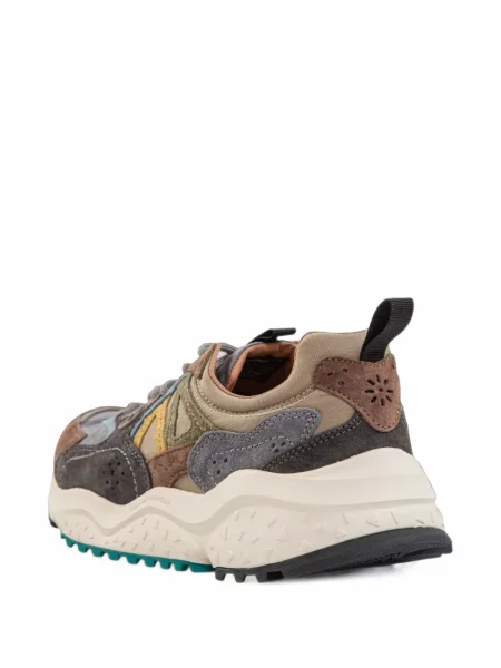 Szarvasbőr virágos sneaker Flower Mountain barna