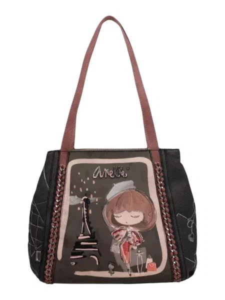 Anekke Shopper torba Mademoiselle' crna