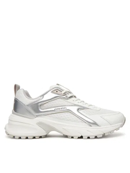 Sportcipők Calvin Klein Hike Run Ckstripe Mesh Met fehér